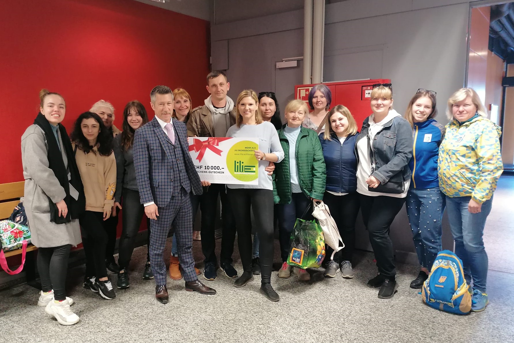 Lilie Shoppingpoint spendet Gutscheine über 10'000 Franken für ukrainische Flüchtlinge
